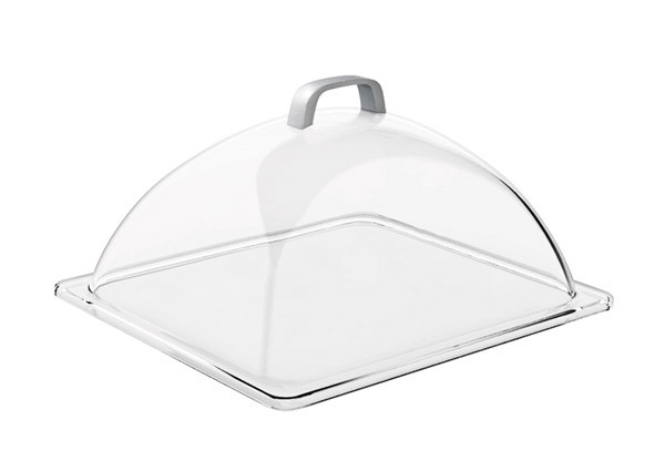Kuppelhaube GN 1/2 verchromter Griff